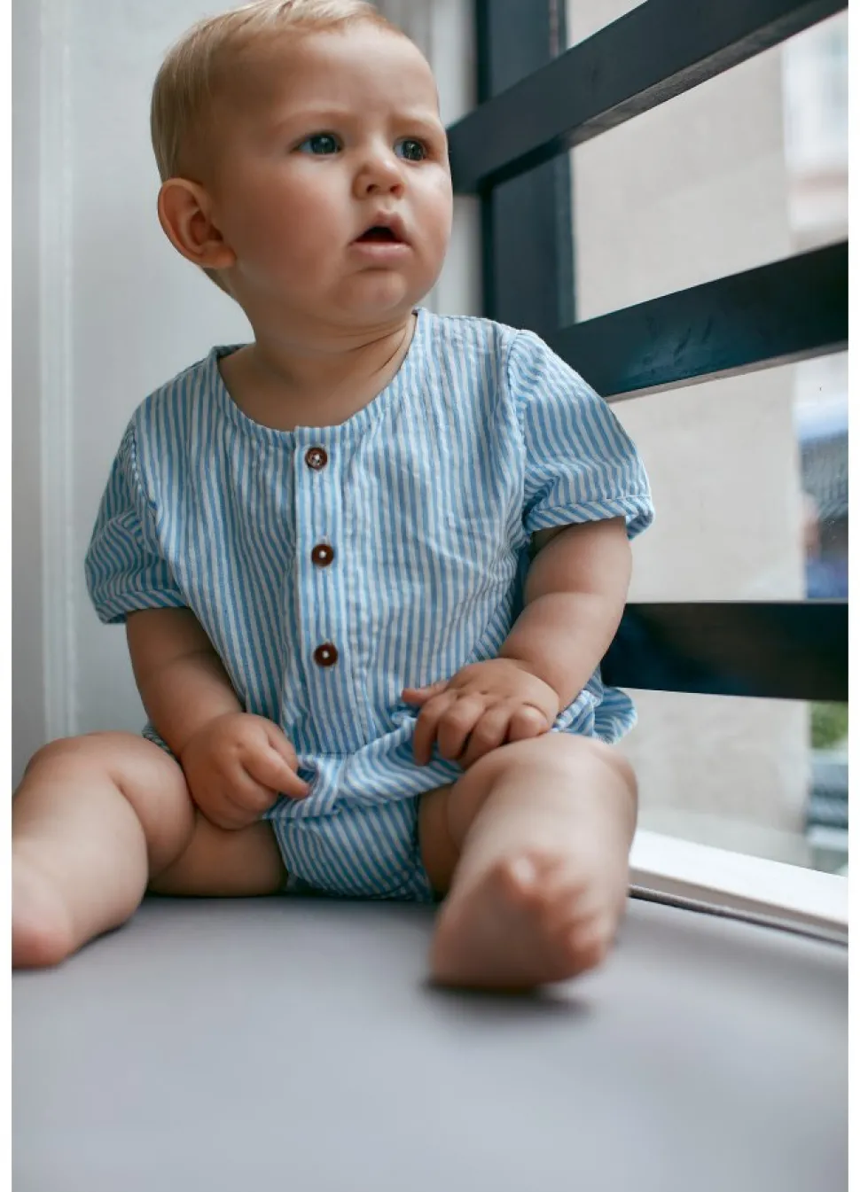 Bæk og bølge romper - SKY BLUE