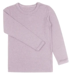 Bluse I Uld - Lys Lilla/15698
