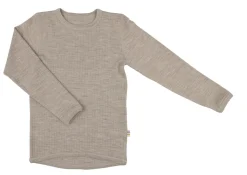 Bluse m/lange ærmer - Sesame Melange