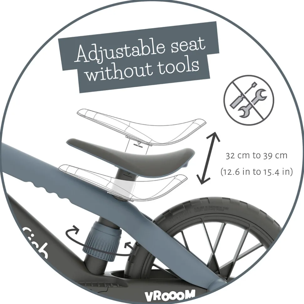 BMXie Vrooom balancecykel - Anthracite