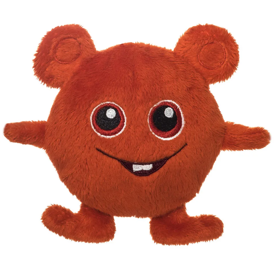 Bobbo, Minisar bamse, rød 12cm