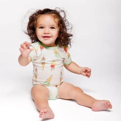 Body kortærmet - Marsmallow