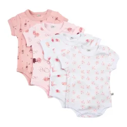 Body Kortærmet Med Print 4-Pak - 501