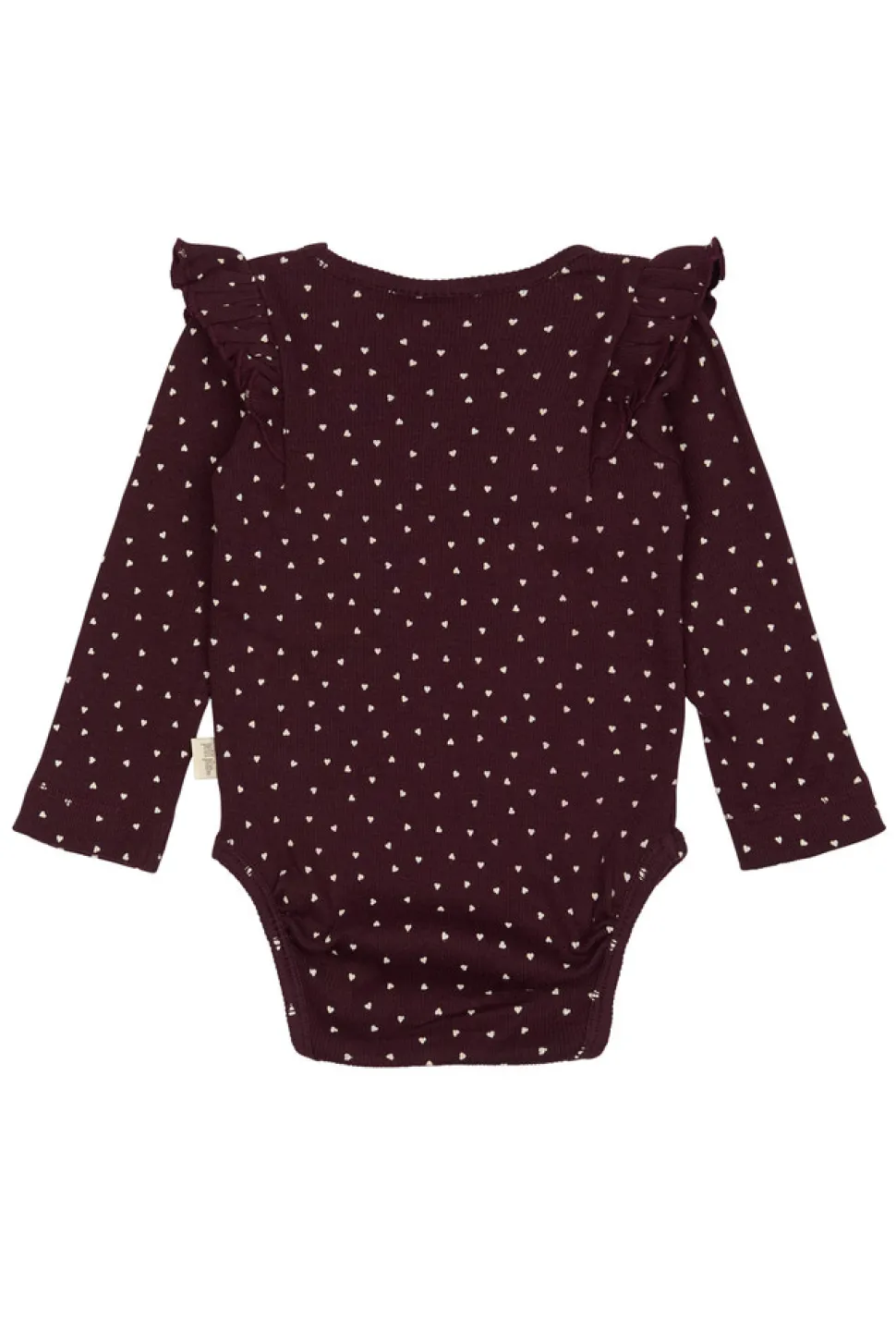 Body Langærmet - Dark Grape/White