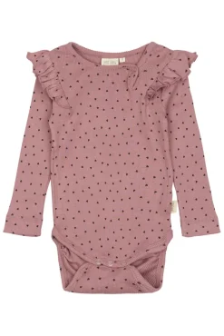 Body Langærmet - Nostalgic Rose/Coffee Bean