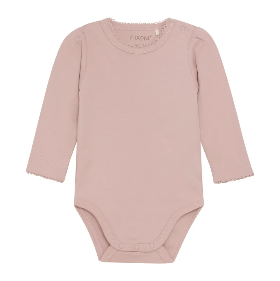 Body langærmet - Shadow gray