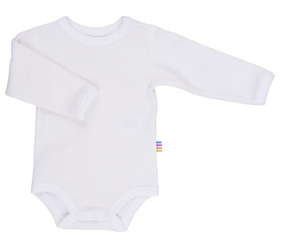 Body langærmet - Uld/Bomuld - Joha - Natur