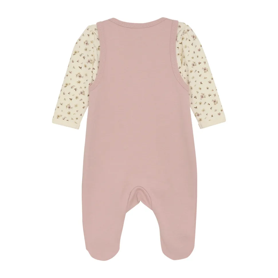 Body langærmet m. Romper - Shadow gray