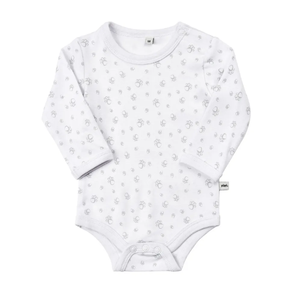 Body Langærmet Med Print 4-Pak - 190