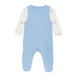 Body langærmet m.romper - Ashley Blue