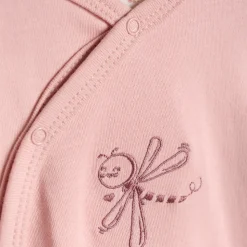 Body langærmet m.romper - Misty Rose