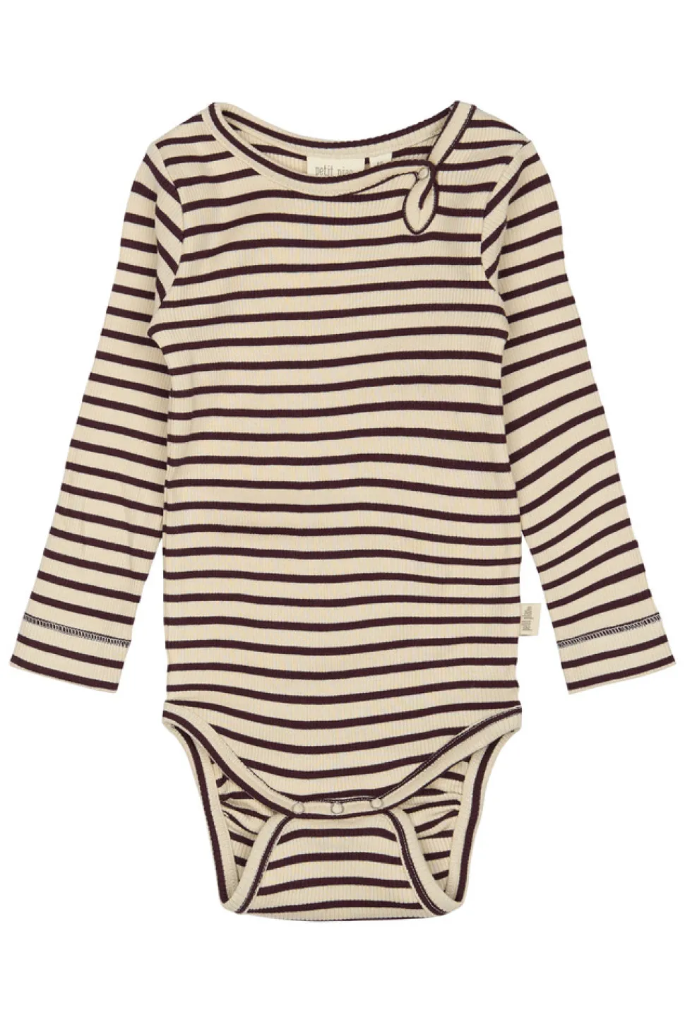 Body ls - Dark Grape/Off White