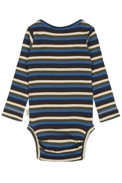 Body ls striber - True Navy Multi Stripe