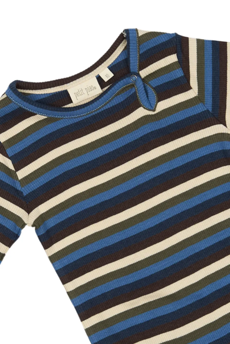 Body ls striber - True Navy Multi Stripe