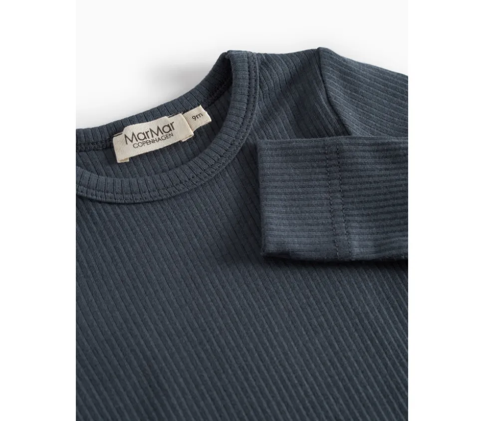 Body med lange ærmer - Blue