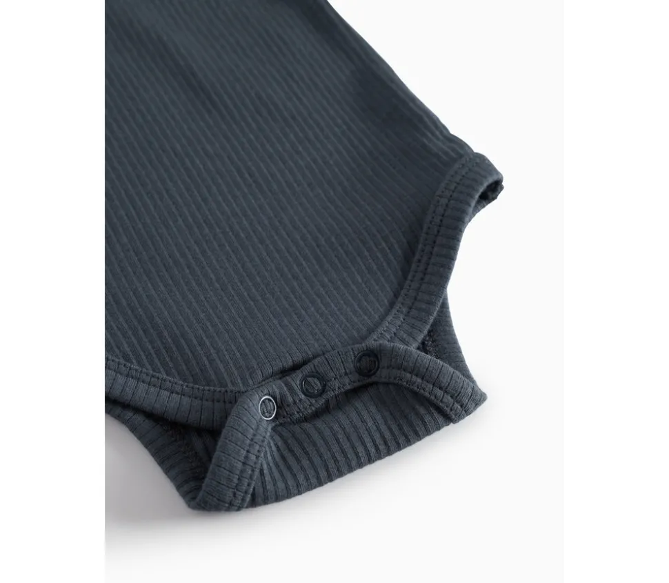 Body med lange ærmer - Blue