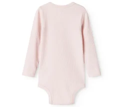 Body med lange ærmer - Rosa