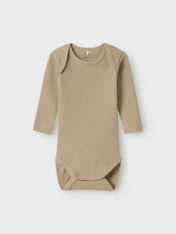 Body 5p ls solid rib - CHINA BLUE