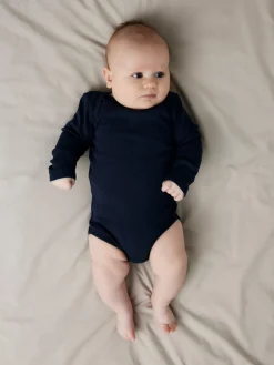 Body 5p ls solid rib - CHINA BLUE