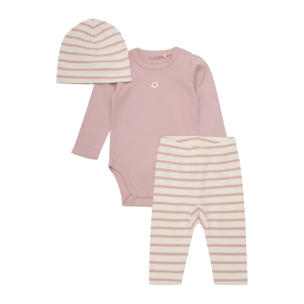 Bodysæt m. hue - Shadow gray