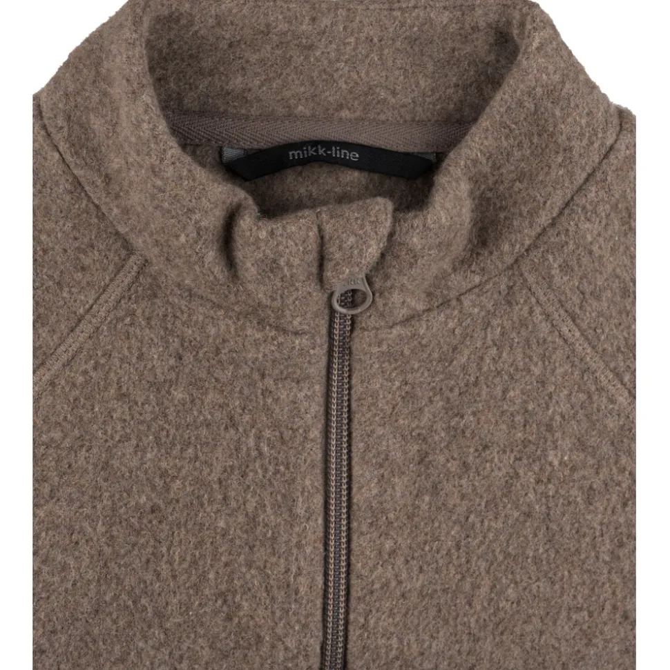 Bomuld Fleece Baby Jakke - MELANGE DENVER