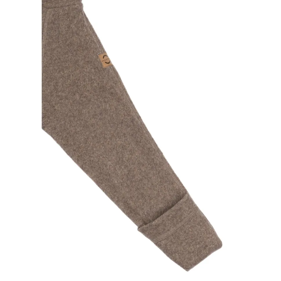 Bomuld Fleece Baby Jakke - MELANGE DENVER