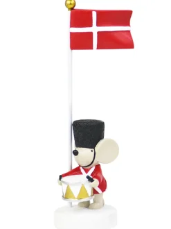 Bordflag, mus med tromme