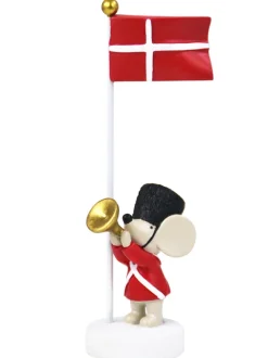 Bordflag, mus med trompet