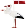 Bordpynt, flag med stork