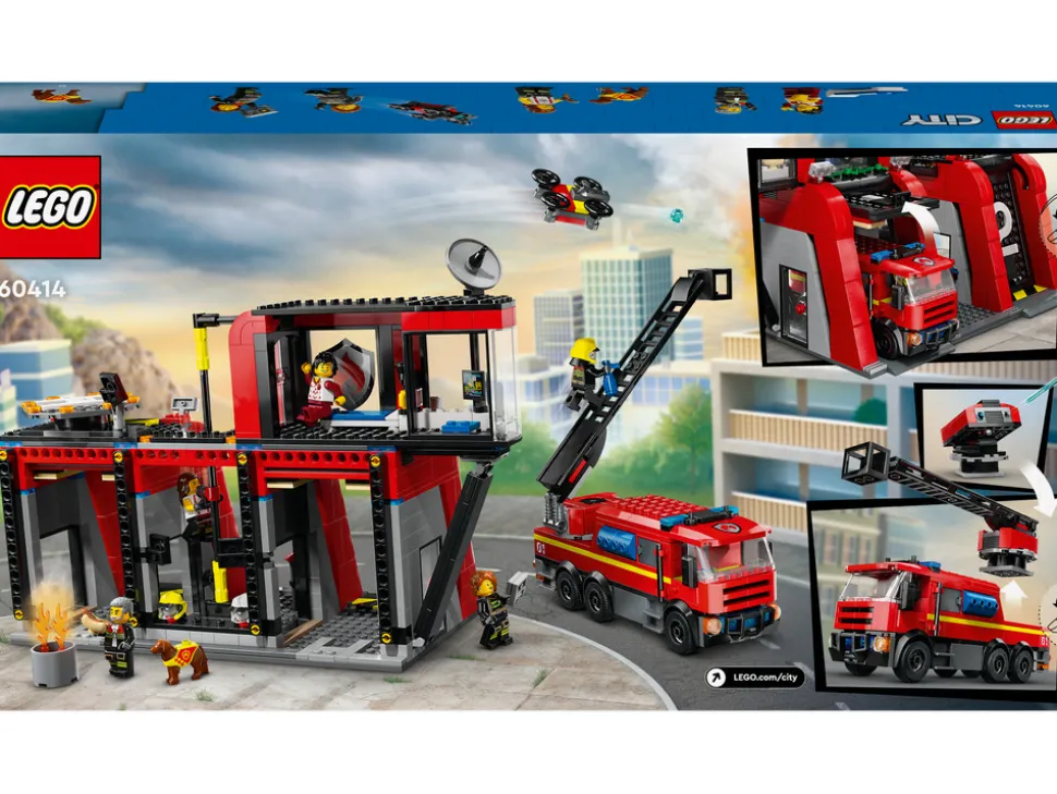 Brandstation med brandbil 60414 LEGO® City