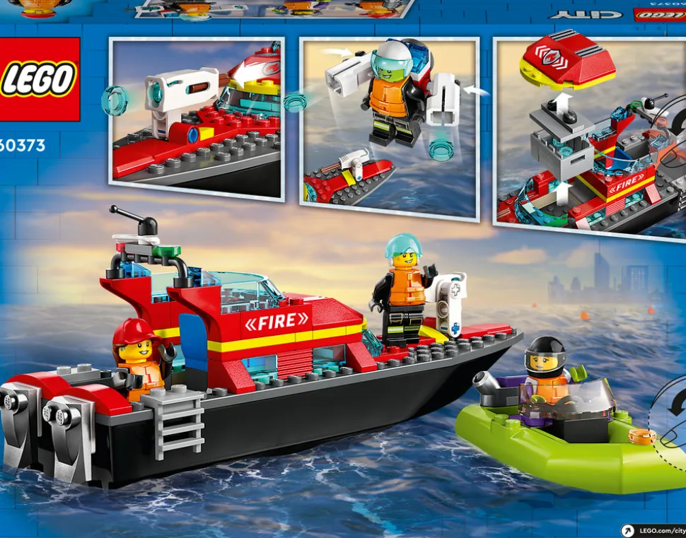 Brandvæsnets redningsbåd 60373 LEGO® City