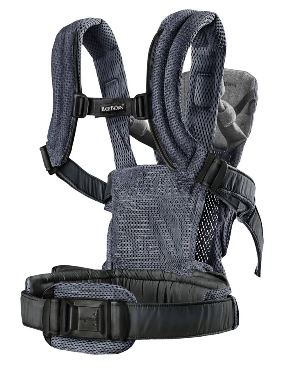 Bæresele Harmony - 3D-mesh, Antracitgrå