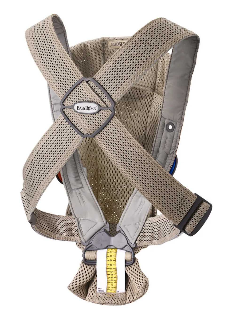 Bæresele Mini - 3D-mesh, Grå beige
