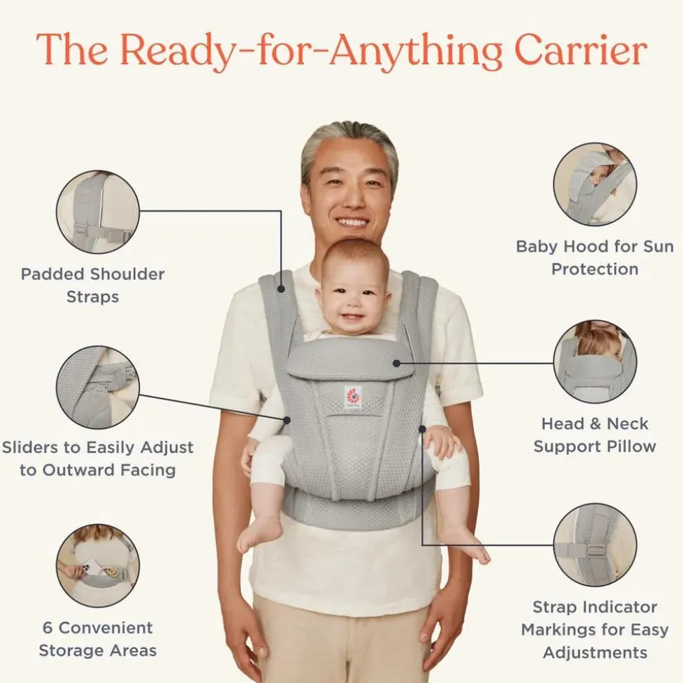 Bæresele, Omni Deluxe, Mesh - Soft Olive