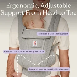 Bæresele, Omni Deluxe, Mesh - Soft Olive