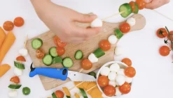 Børnekokkeknivsæt - grøn/blå