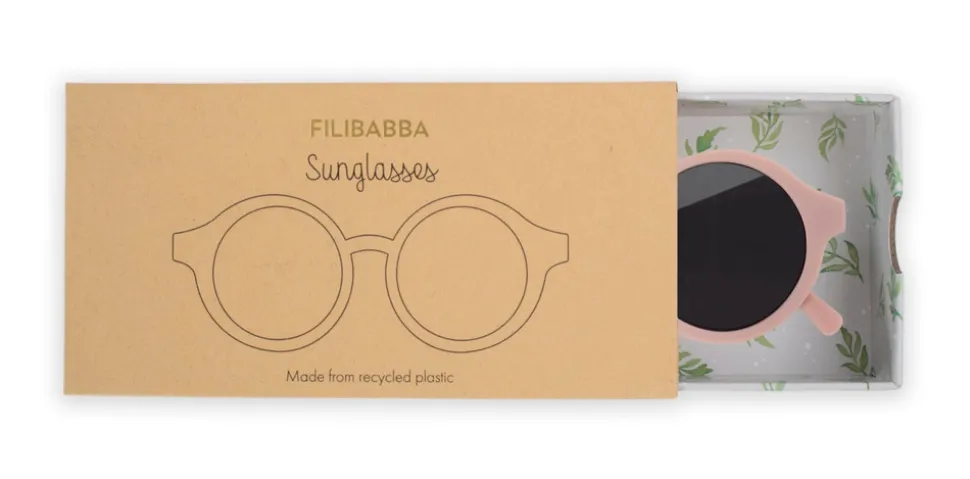 Børnesolbriller i genbrugsplastik - Bleached mauve