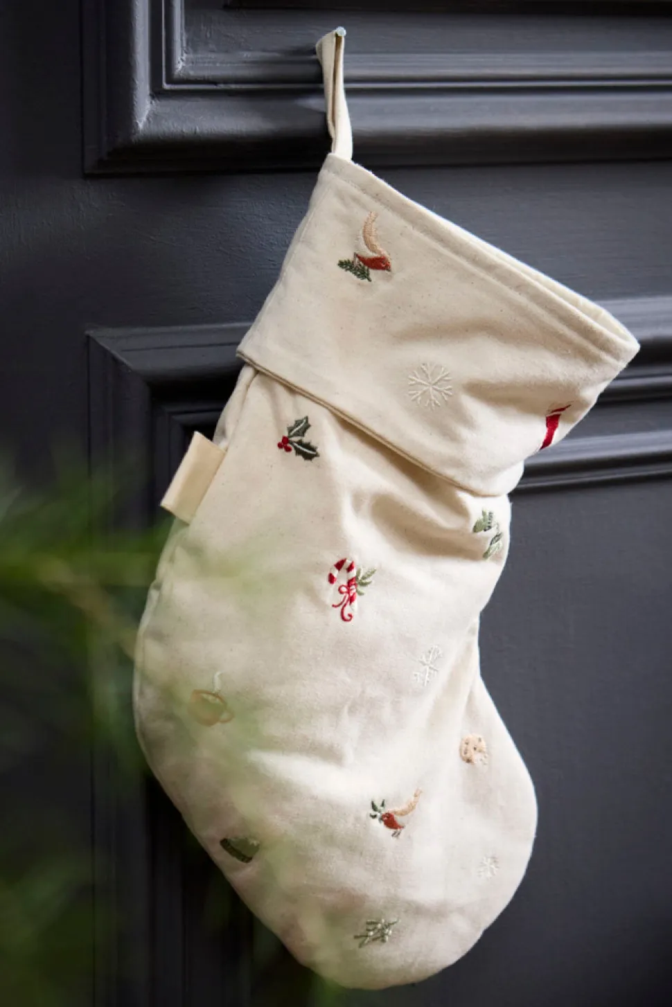 Broderet sok - Wonderful Winter