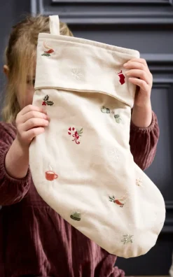 Broderet sok - Wonderful Winter