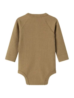 Bruno Langærmet Body - Dark bronze