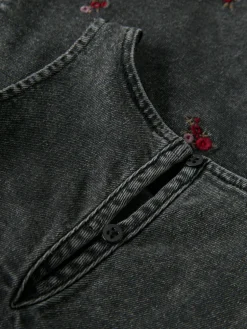 Brynn Denim Spencer - Medium Grey Denim