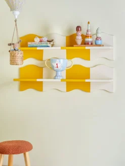 Bubbi Hylde, Gul, MDF