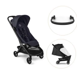 Butterfly 2 inkl. bøjle og regnslag - Black/Deep Indigo