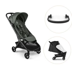 Butterfly 2 inkl. bøjle og regnslag - Black/Forest Green