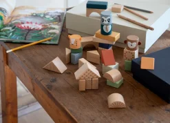 Byggeklodser i træ, Totem, Wildlife animals