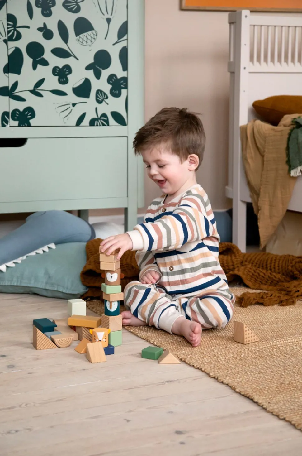 Byggeklodser i træ, Totem, Wildlife animals