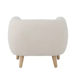 Cade Loungestol, Hvid, Polyester