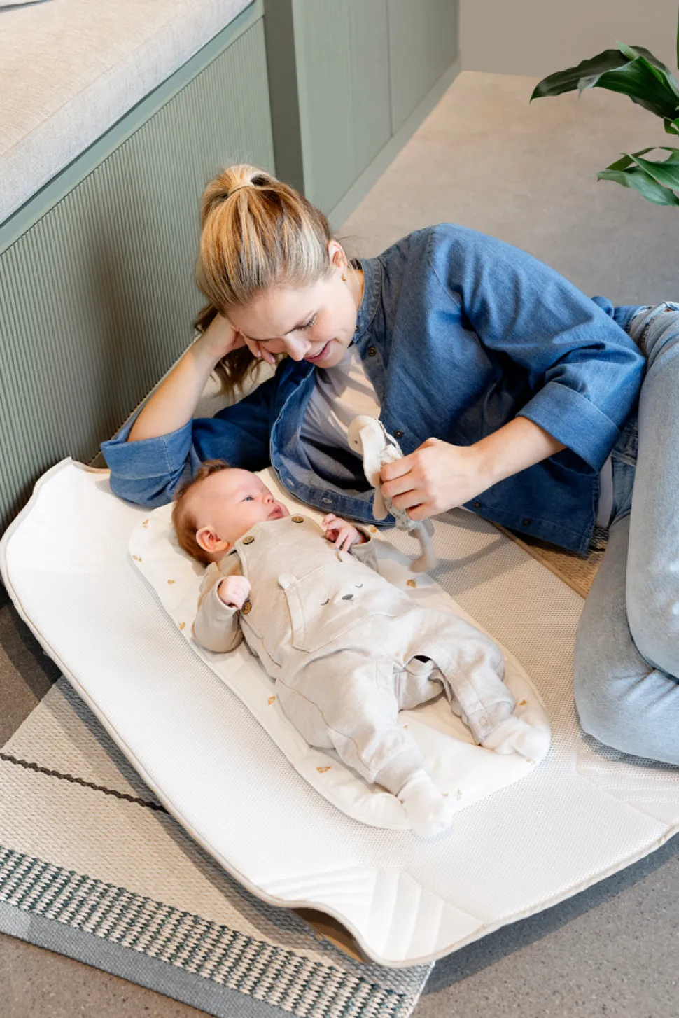 Carry Me babylift - Grey Cream