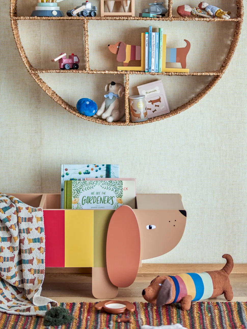 Charlie Bogkasse, Brun, MDF