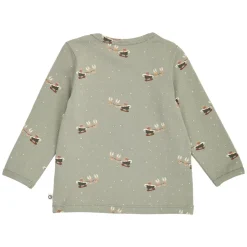 Christmas Bluse - Shadow/Deep green/Balsam cream